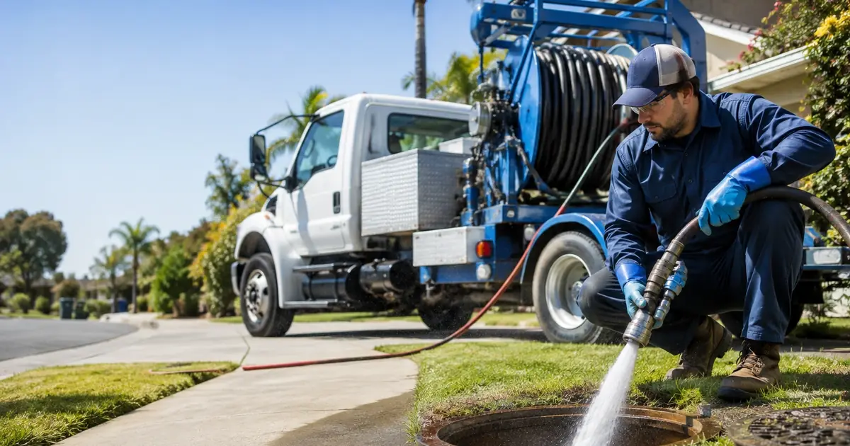 Hydro jet sewer cleaning Walnut Creek