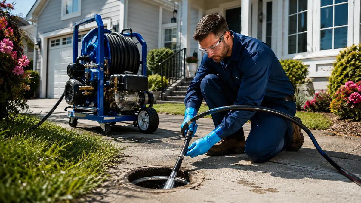 Residential Hydro Jet Drain Cleaning in Walnut Creek