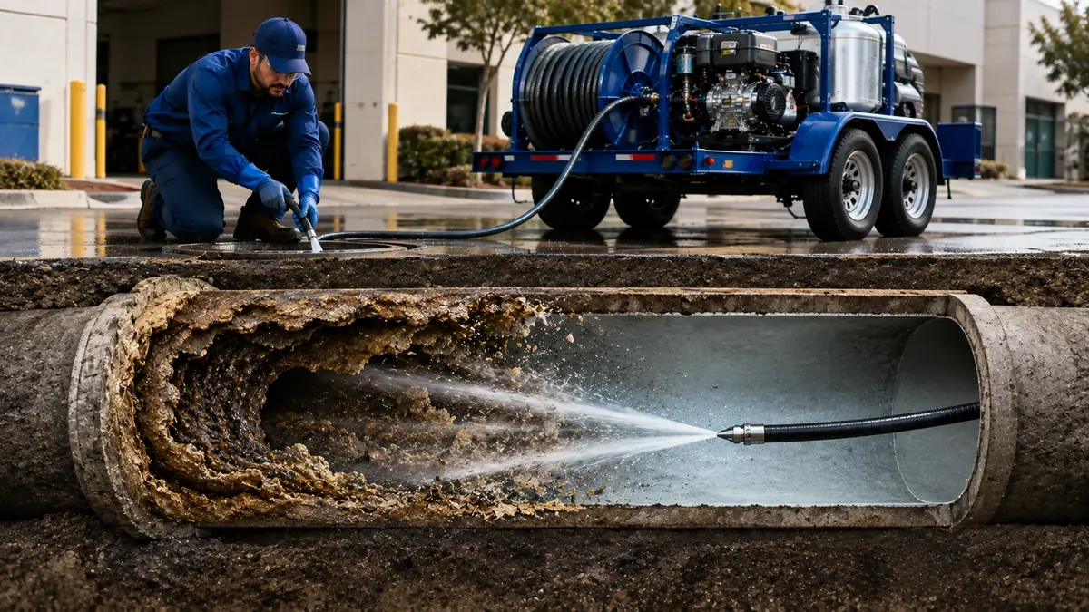 Sewer Pipe Descaling in Walnut Creek